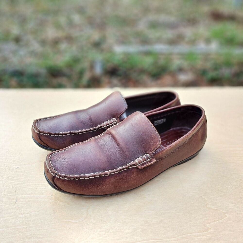 Geox Mens Loafers Slip On Shoes EU Size 43, US size 10, Pre-owned